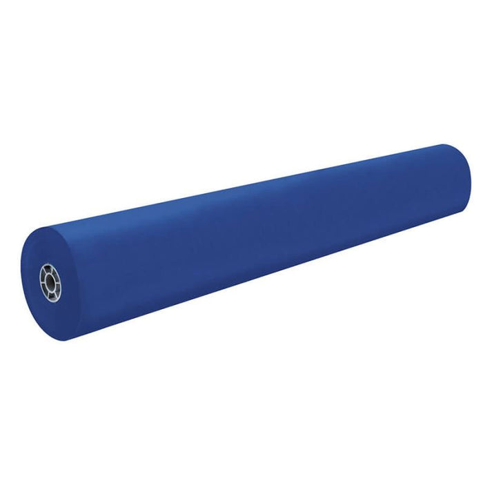 A 36" roll of Artkraft® Duo-finish® Butcher Paper in dark blue