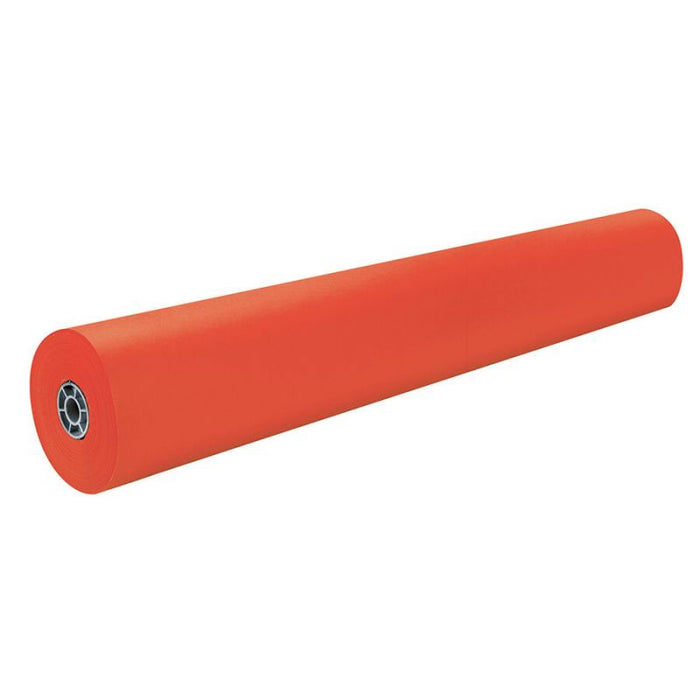 A 36" roll of Artkraft® Duo-finish® Butcher Paper in orange.