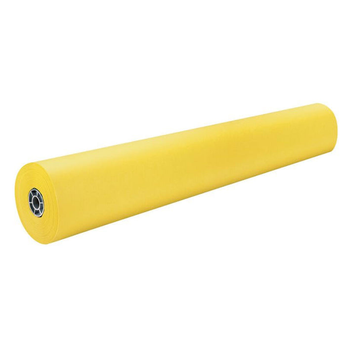 A 36" roll of Artkraft® Duo-finish® Butcher Paper in canary.
