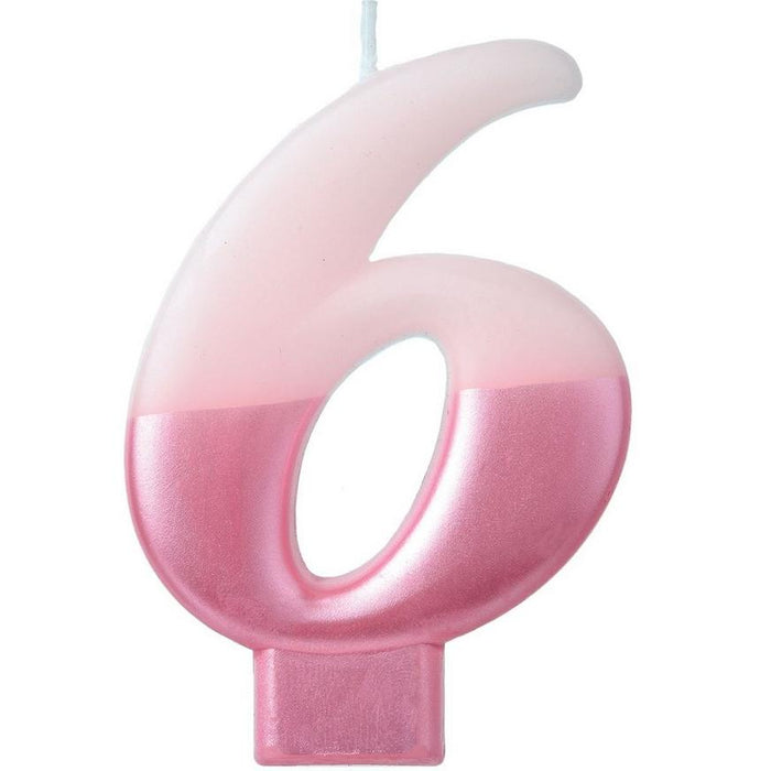 Pink #6 Candle | 1ct