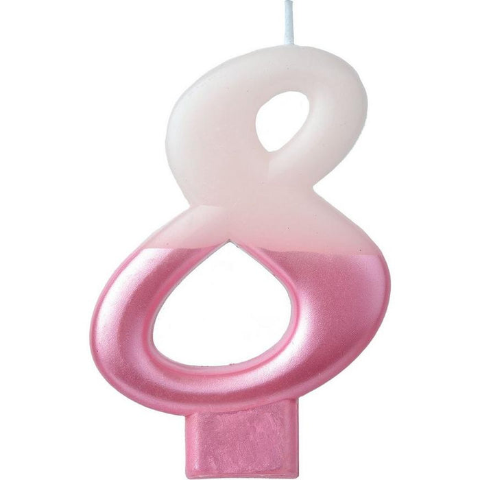 Pink #8 Candle | 1ct