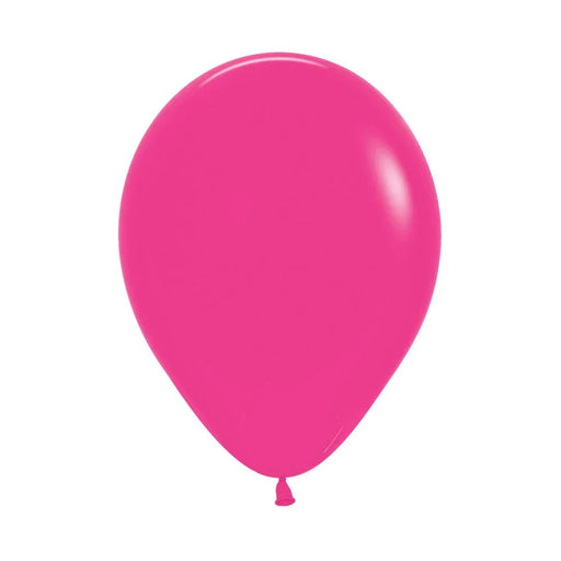 Deluxe Fuchsia, Latex Balloon With Helium and Hi - Float 11'' | 1 ct - Zurchers