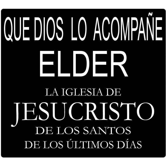Missionary Farewell Elder/Sister Door Banner in English or Spanish, 24" x 21.5" | 1ct