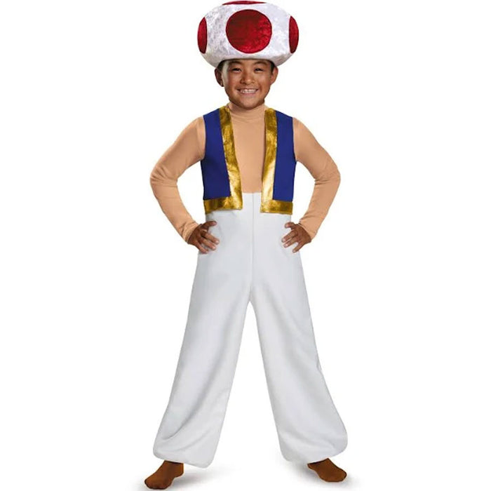 Super Mario Toad Childs Deluxe Costume Small | 1 ct