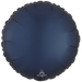 True Navy Satin Round Mylar Balloon 18" | 1ct - Zurchers