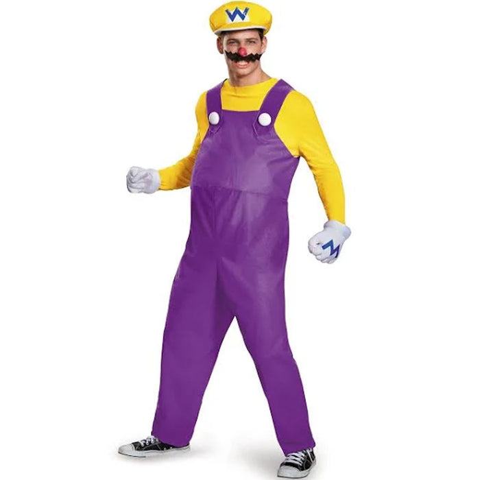 Super Mario Wario Adult Deluxe Costume | 1 ct