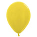 Metallic Yellow Latex Balloon w/ Helium & Hi - Float, 11" | 1 ct - Zurchers