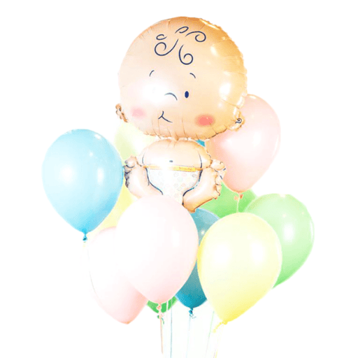 Bouncing Baby Balloon Bouquet | 13 pcs - Zurchers