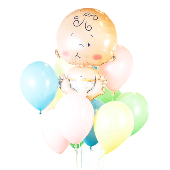 Bouncing Baby Balloon Bouquet | 13 pcs - Zurchers
