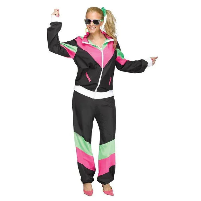 Adult 80's Track Suit Costume S/M | 1 ct - Zurchers