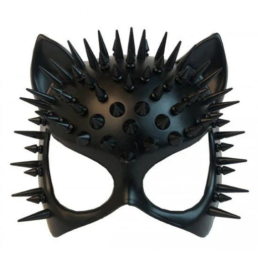 Adult Black Cat Mask With Spikes | 1 ct - Zurchers