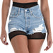 Adult Sheer Black High - Waisted Mesh Bike Shorts | 1 ct - Zurchers