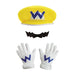 Adult Super Mario Wario Costume Kit | 1 ct - Zurchers