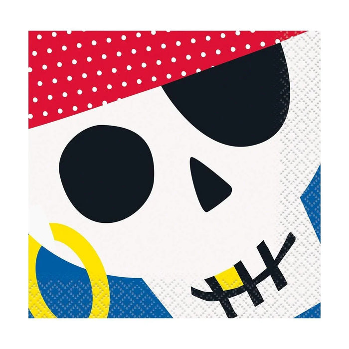 Ahoy Pirate Beverage Napkins | 16 ct - Zurchers