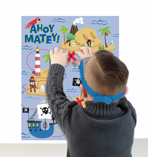 Ahoy Pirate Pin The X On The Pirate Map Game | 1 set - Zurchers