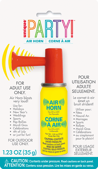 Air Horn Party Favor 1.23oz. | 1ct - Zurchers