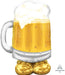 AirLoonz Big Beer Mug Balloon Uninflated 49" | 1ct - Zurchers