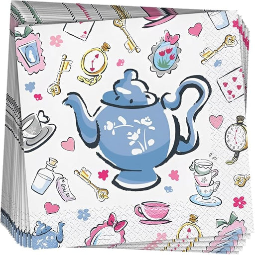 Alice In Wonderland Lunch Napkins | 16ct - Zurchers