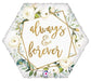 Always & Forever Geometric Mylar Balloon, 18" | 1 ct - Zurchers