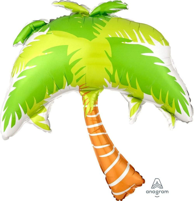 Summer Scene Palm Tree Supershape Balloon, 33'' | 1 ct