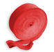 Apple Red 500' Crepe Paper Streamer | 1ct - Zurchers