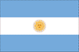 Rectangular flag with three horizontal stripes: light blue on the top and bottom, and white in the center. A yellow sun emblem with a face and radiating rays is positioned in the middle of the white stripe.