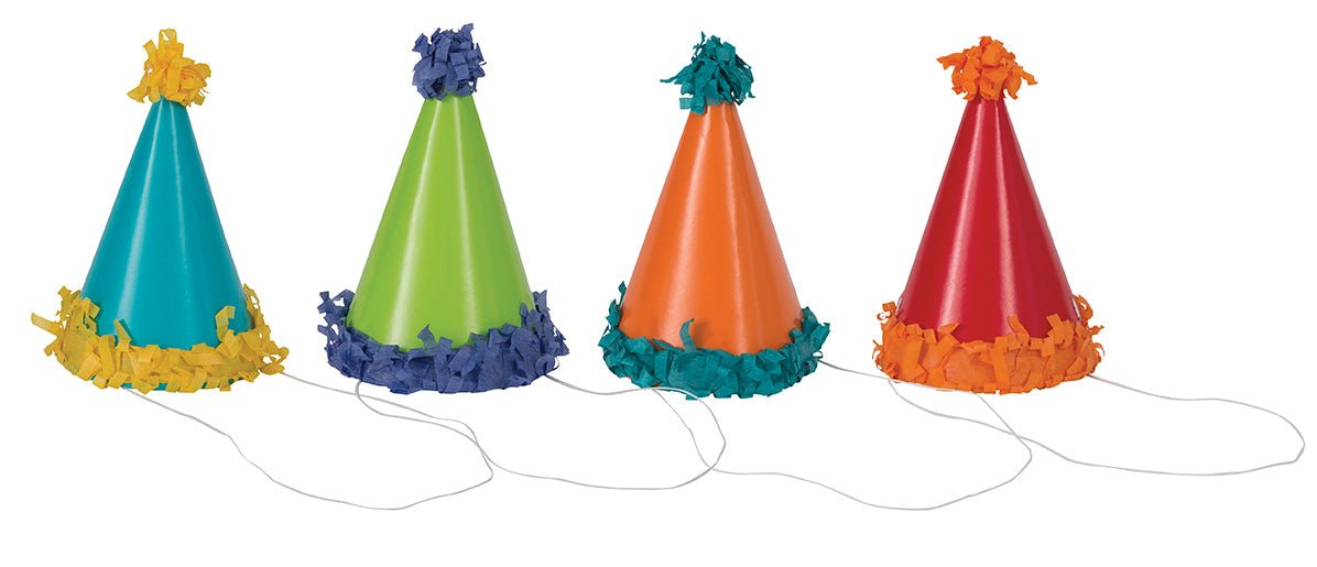 8ct Mini PomPom Hat - Party Supplies