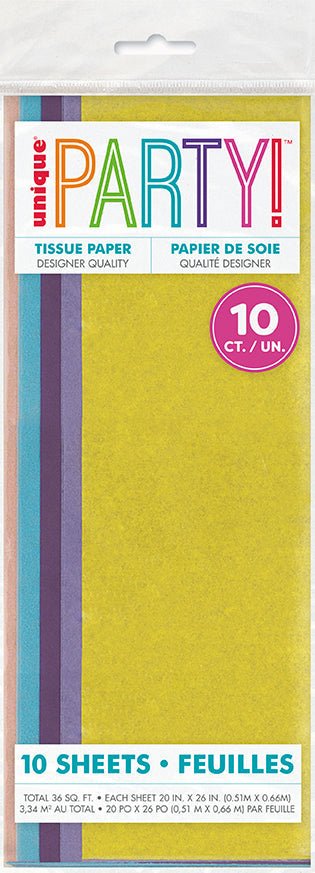 Assorted Pastel Tissue Paper | 10ct