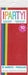 10ct Assorted Tissue Paper Bright Colors- Party Supplies