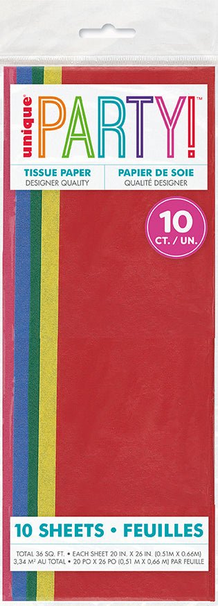 Assorted Tissue Paper | 10ct