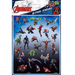 Marvel Avengers stickers with characters on a blue background