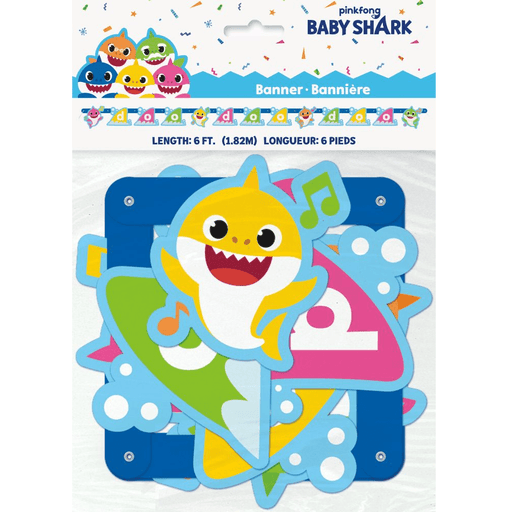 Baby Shark Banner 6' | 1ct