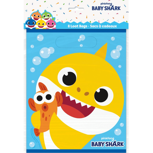 Baby Shark Loot Bags | 8ct