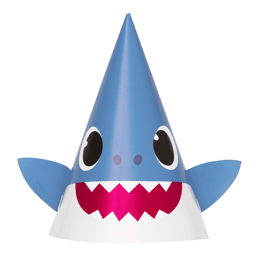 Baby Shark Party Hats | 8ct