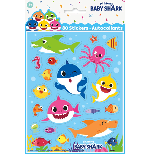 Baby Shark Stickers | 80ct