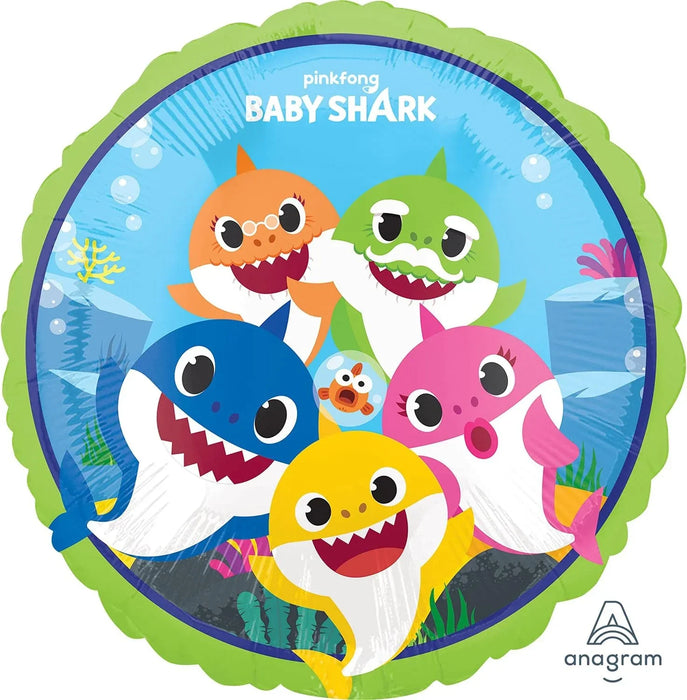 Baby Shark Mylar Balloon 18" | 1 ct - Zurchers