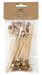 Bamboo Single Use Skewers with Star Shaped Handles, Set of 50 | 1ct - Zurchers