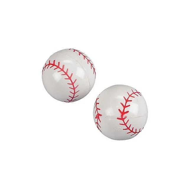 Baseball Bouncy Balls 1 3/8" | 12ct - Zurchers