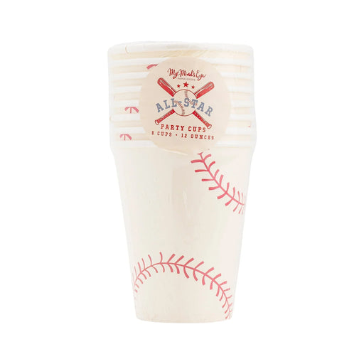 Baseball Paper Cups 12oz. | 8 ct - Zurchers