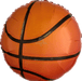 18in Champion/Basketball Mylar Balloons | 1ct - Party Supplies