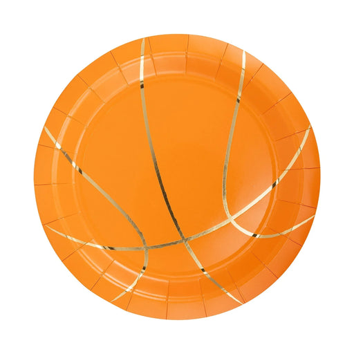 Basketball Paper Plate 9" | 8 ct - Zurchers