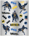 4ct Sticker Sheets Batman - Party Supplies
