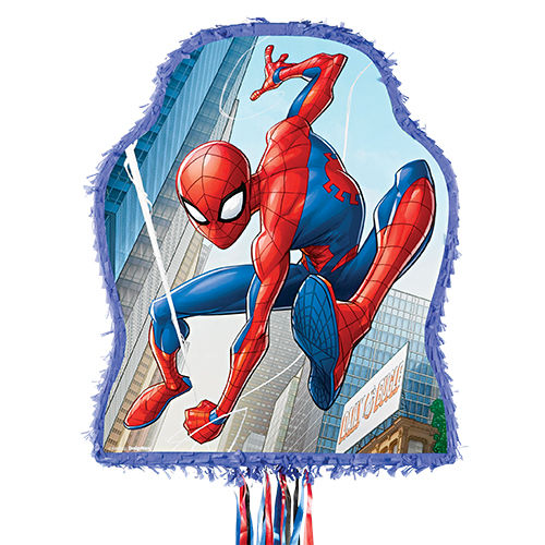 A 21.5 inch Spider-Man Piñata.