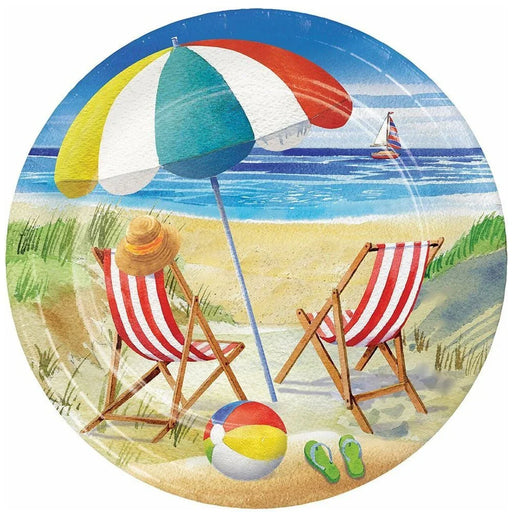 Beach Bliss Lunch plates 9" | 8ct - Zurchers