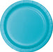 9in Paper Plate Bermuda Blue - Party Supplies