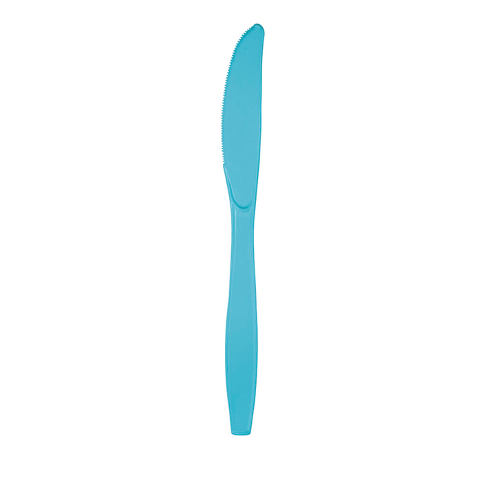 Bermuda Blue Premium Plastic Knives 24 | ct - Zurchers