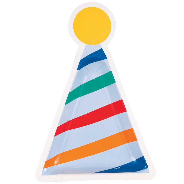 8ct 10in Shaped Plates Birthday Mayhem