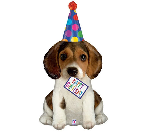 Birthday Puppy SuperShape Mylar Balloon 41" | 1 ct - Zurchers