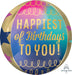 Birthday Stars And Gold Orbz Balloons 15" | 1 ct - Zurchers