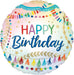 Birthday Streamers Mylar Balloon, 18" | 1ct - Zurchers